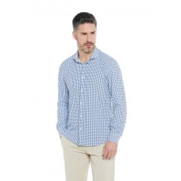 Camicia Uomo No Stiro Stampata