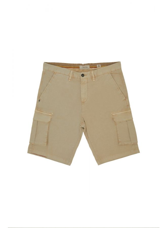 Bermuda Cargo Uomo Estivi - Pantaloni Corti Con Cintura - Camouflage