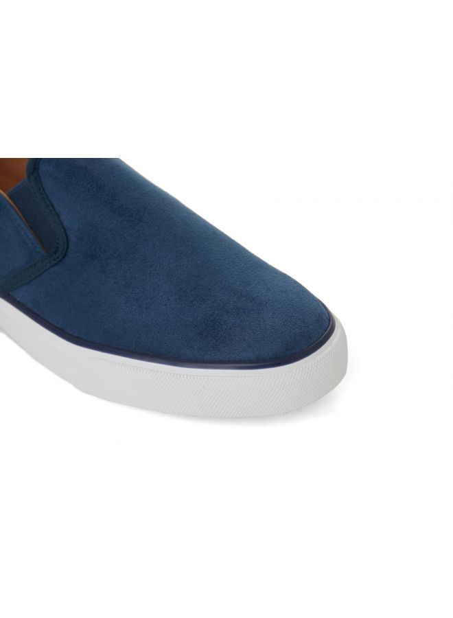 Scarpe uomo slip on in camoscio