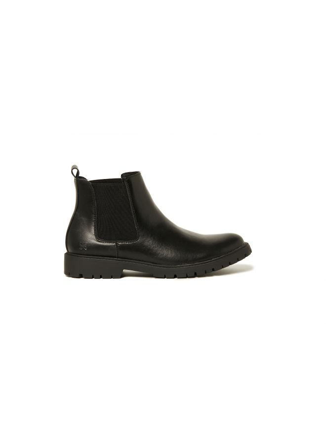 Stivaletto beatles in pelle