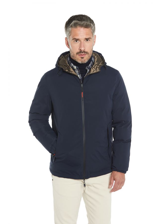 Vendita Giubbotto uomo reversibile con cappuccio online