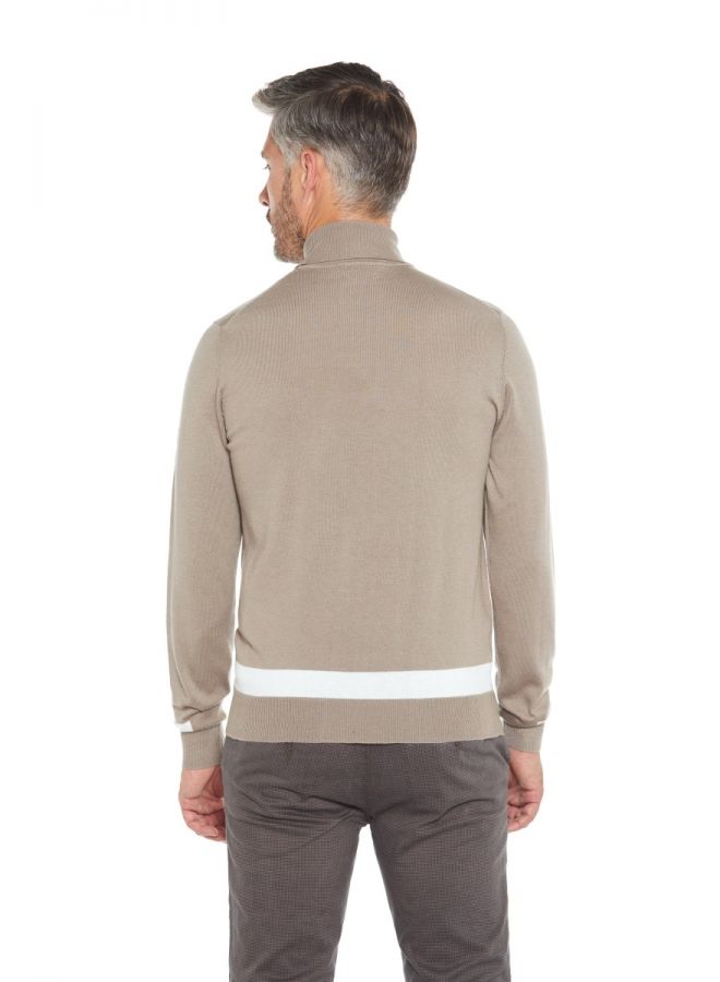 Vendita Maglia uomo dolcevita con strisce online Hermitage Uomo