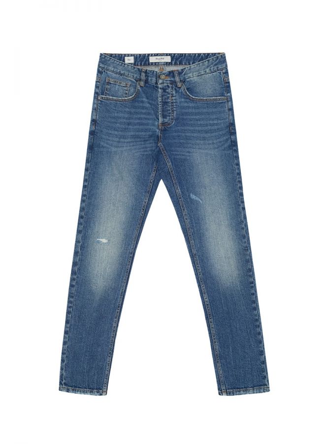 Pantalone 5 tasche slim fit in denim di cotone stretch | Giorgio Pantalone 5 tasche slim fit in denim di cotone stretch | Giorgio