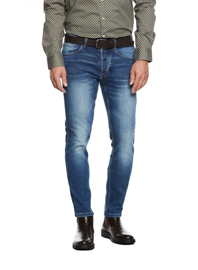 Jeans Uomo 5 Tasche Basic