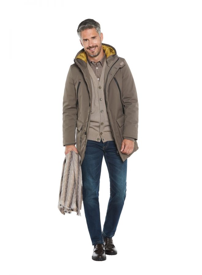 Vendita Giubbotto tecnico da uomo con cappuccio online Hermitage Uomo