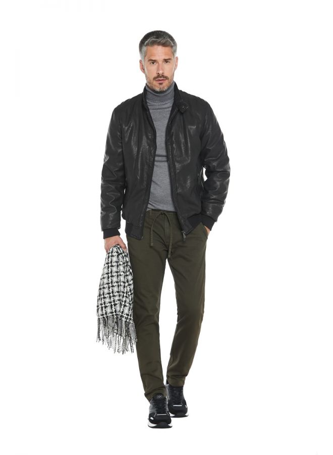 Chiodo ecopelle uomo clearance