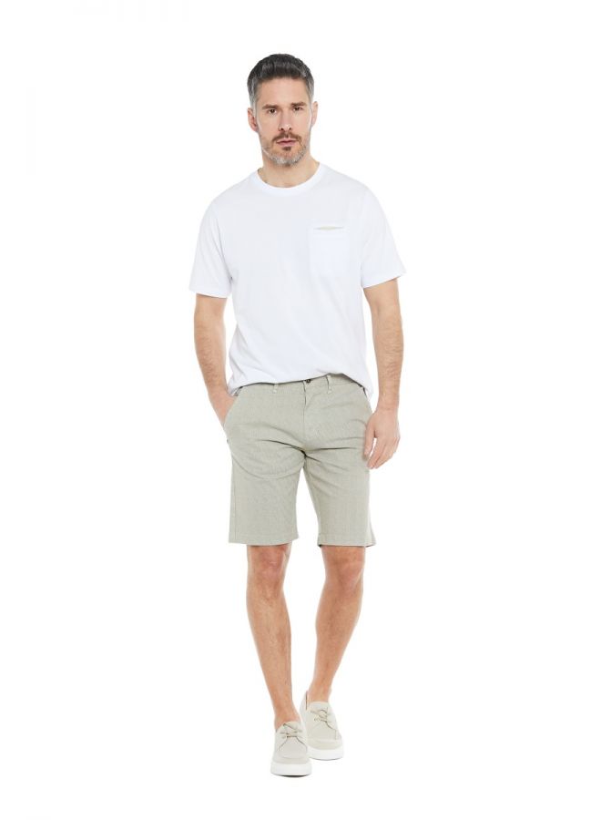 Superdry Bermuda Uomini Vestibilità confortevole-Merchant Linen Short