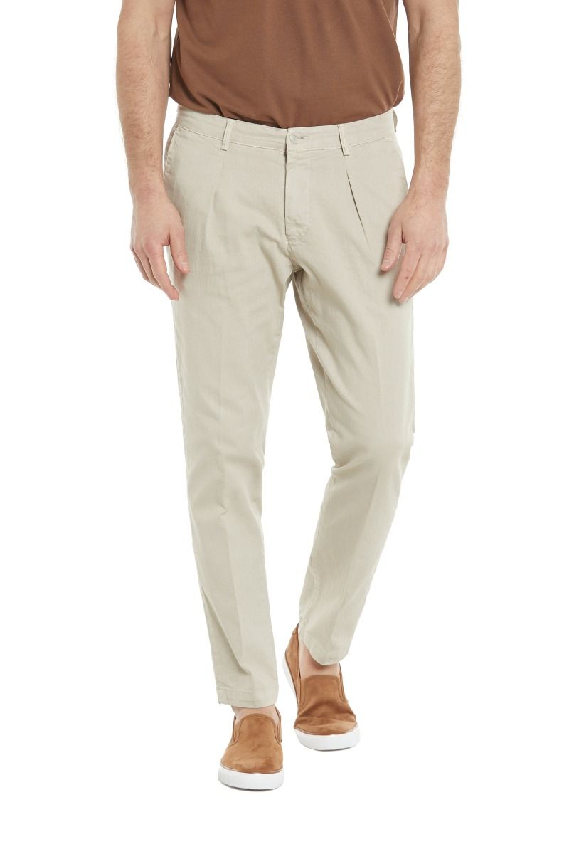 Pantalone uomo con pinces 