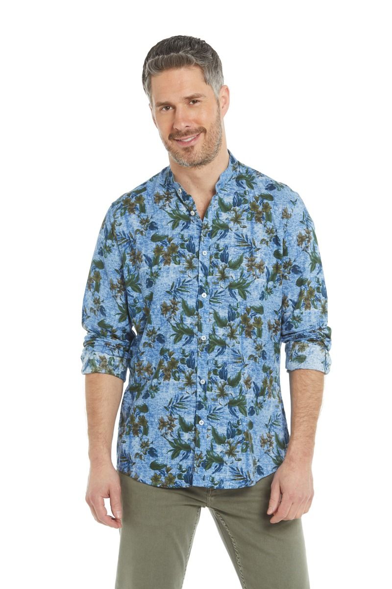 Camicia uomo fantasia floreale