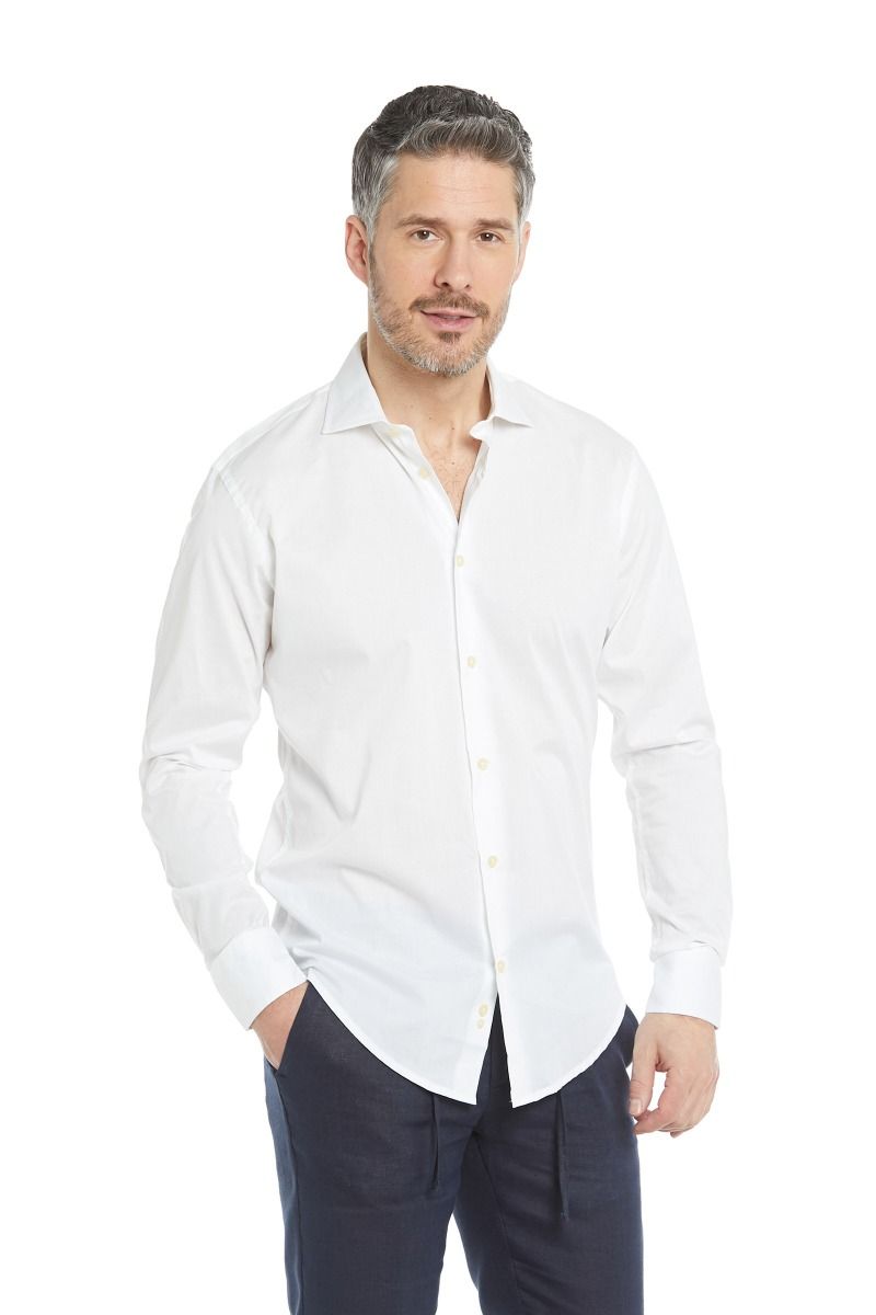 Camicia stretch basic da uomo
