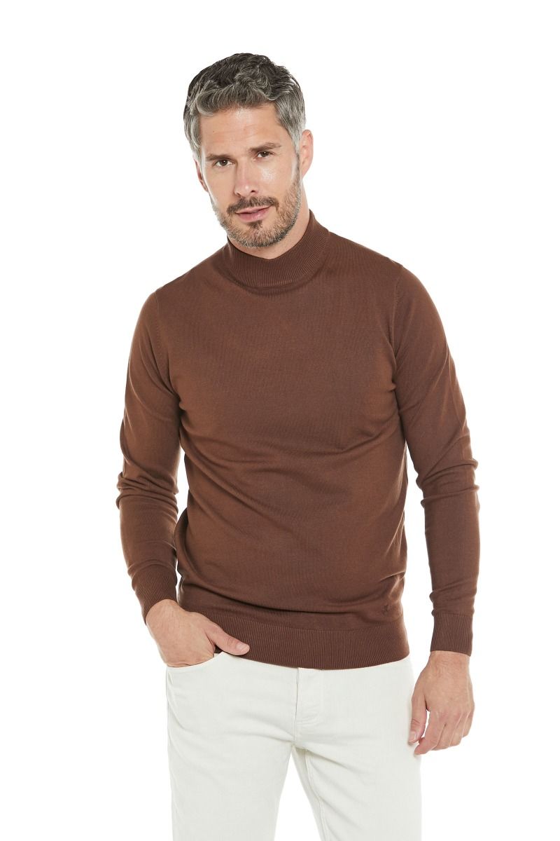Maglia mezzo collo in viscosa