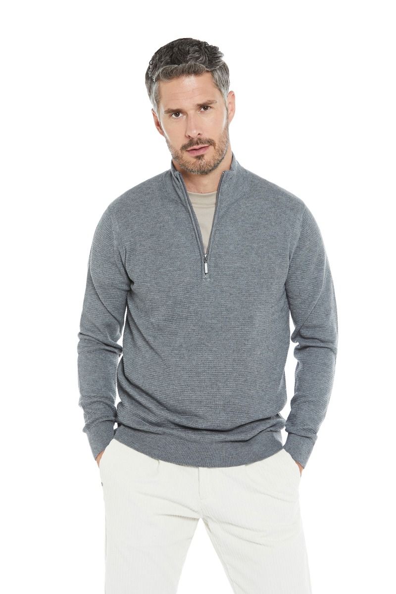 Maglia Lupetto mezza zip