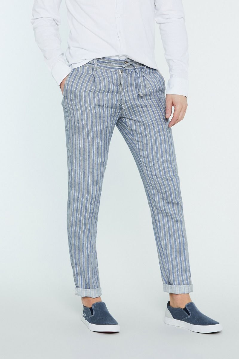 Pantalone a righe Mateo main image 0