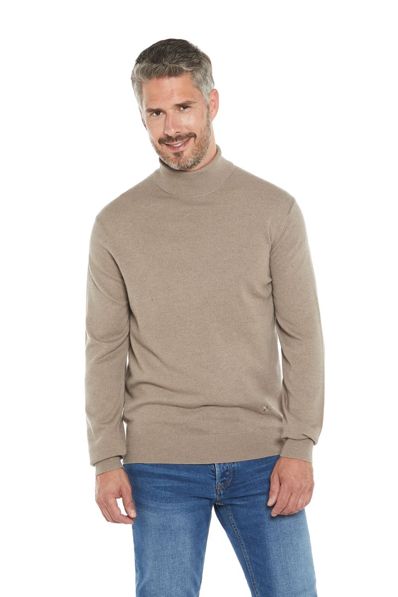 Maglia dolcevita da uomo misto cachemere
