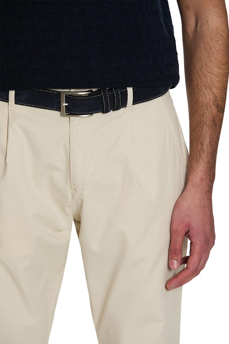 Cintura Uomo in Camoscio a contrasto