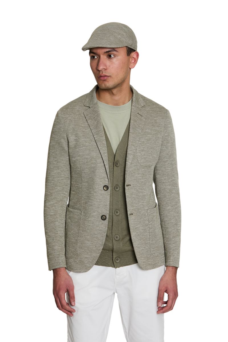 Giacca uomo con tasche a toppa