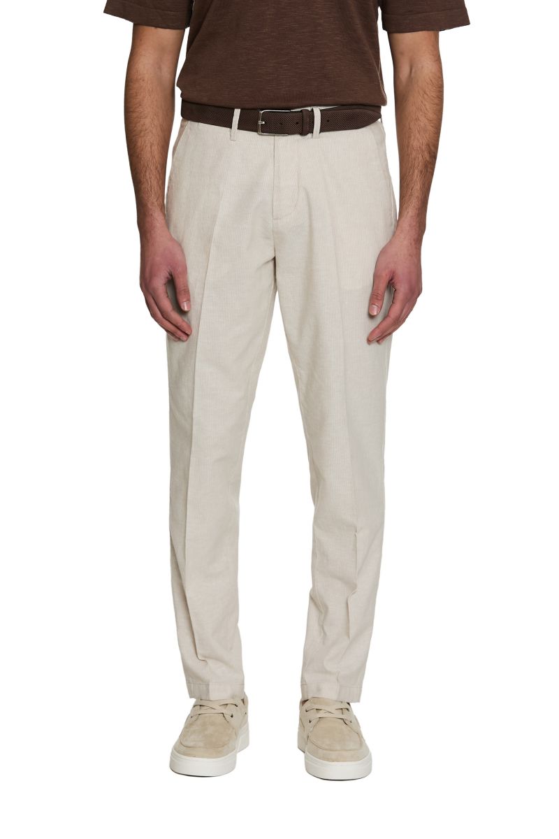 Pantalone Uomo Misto Lino - 1000 righe strette