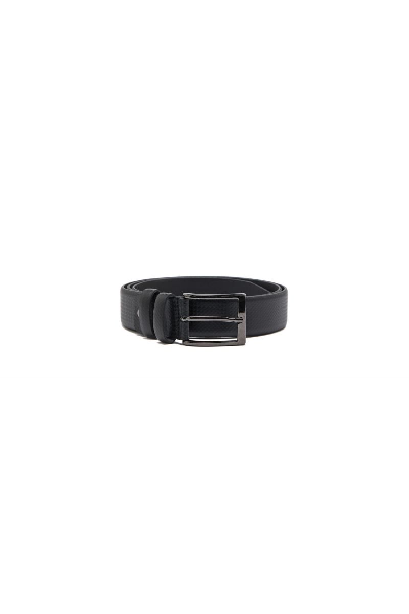 Cintura uomo in pelle stampata