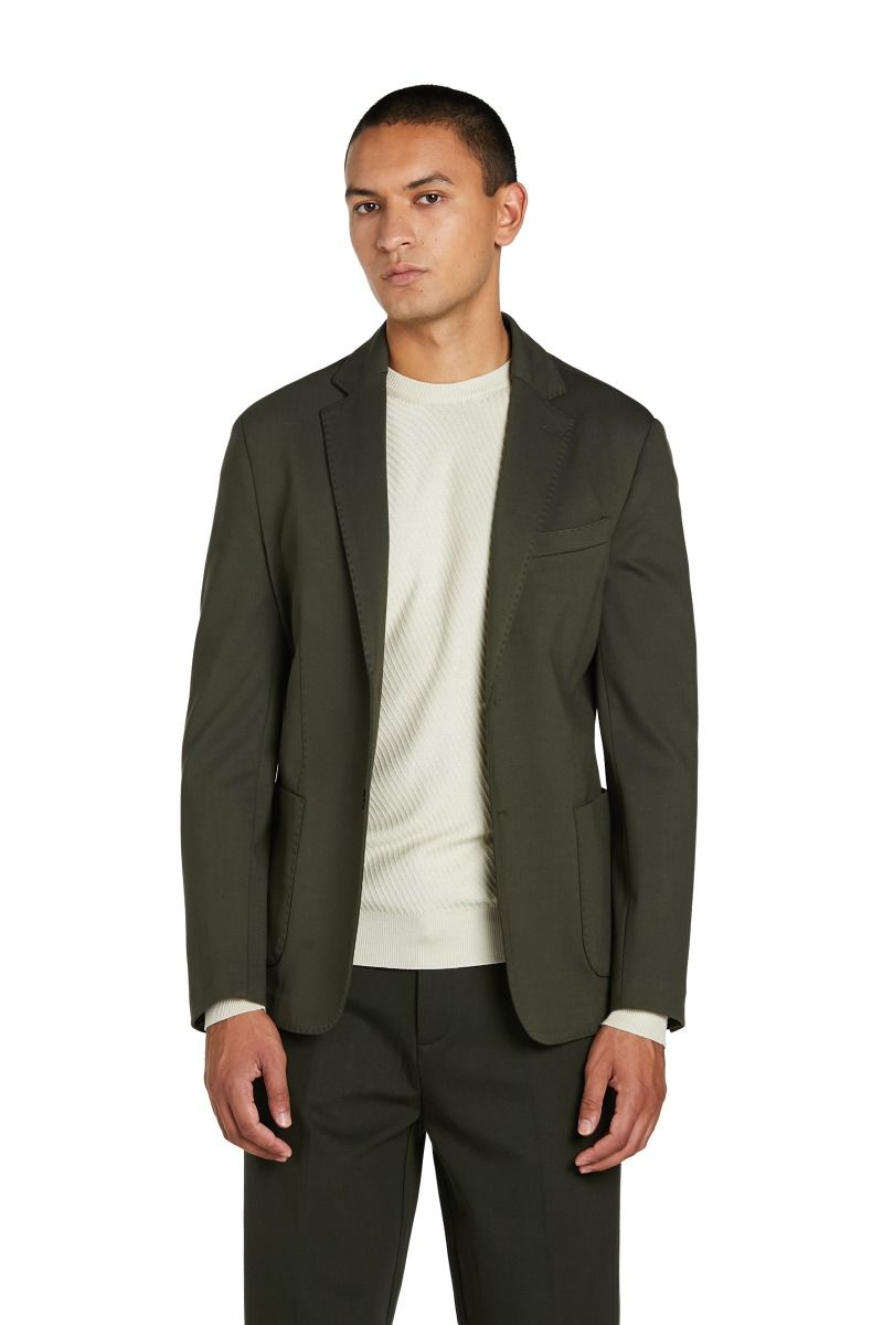 Giacca Uomo punto Milano con taschino