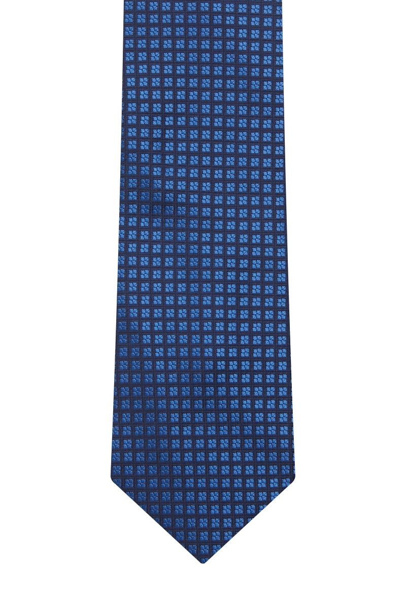 Cravatta Classica Blu Puntinata