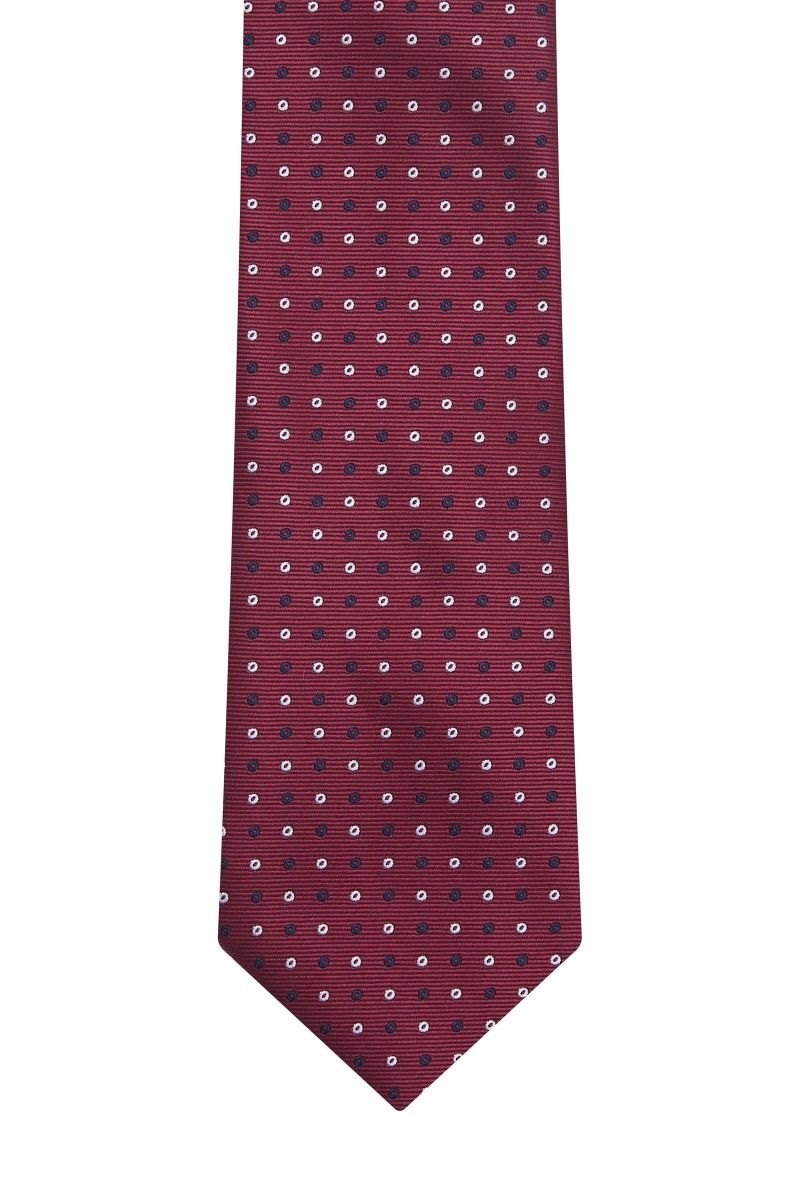 Cravatta Classica Rossa a Puntini