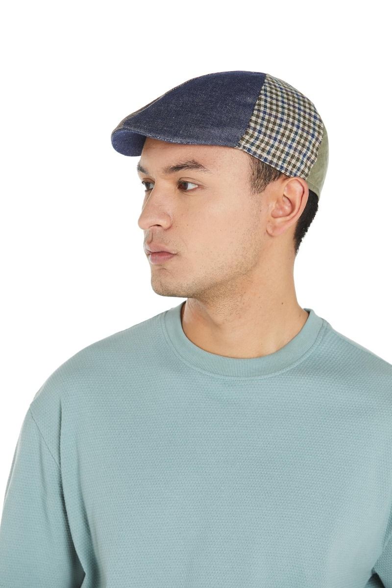 Coppola New Booster Patchwork in Denim Fantasia Slim Fit