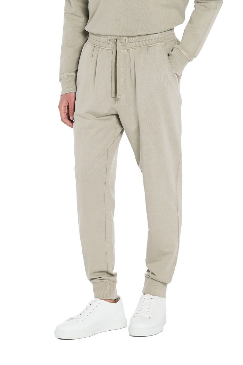 Pantalone in Felpa con Fascia Alata