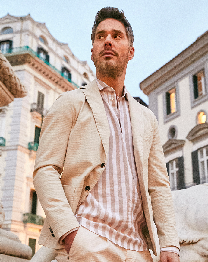 pantaloni di lino uomo